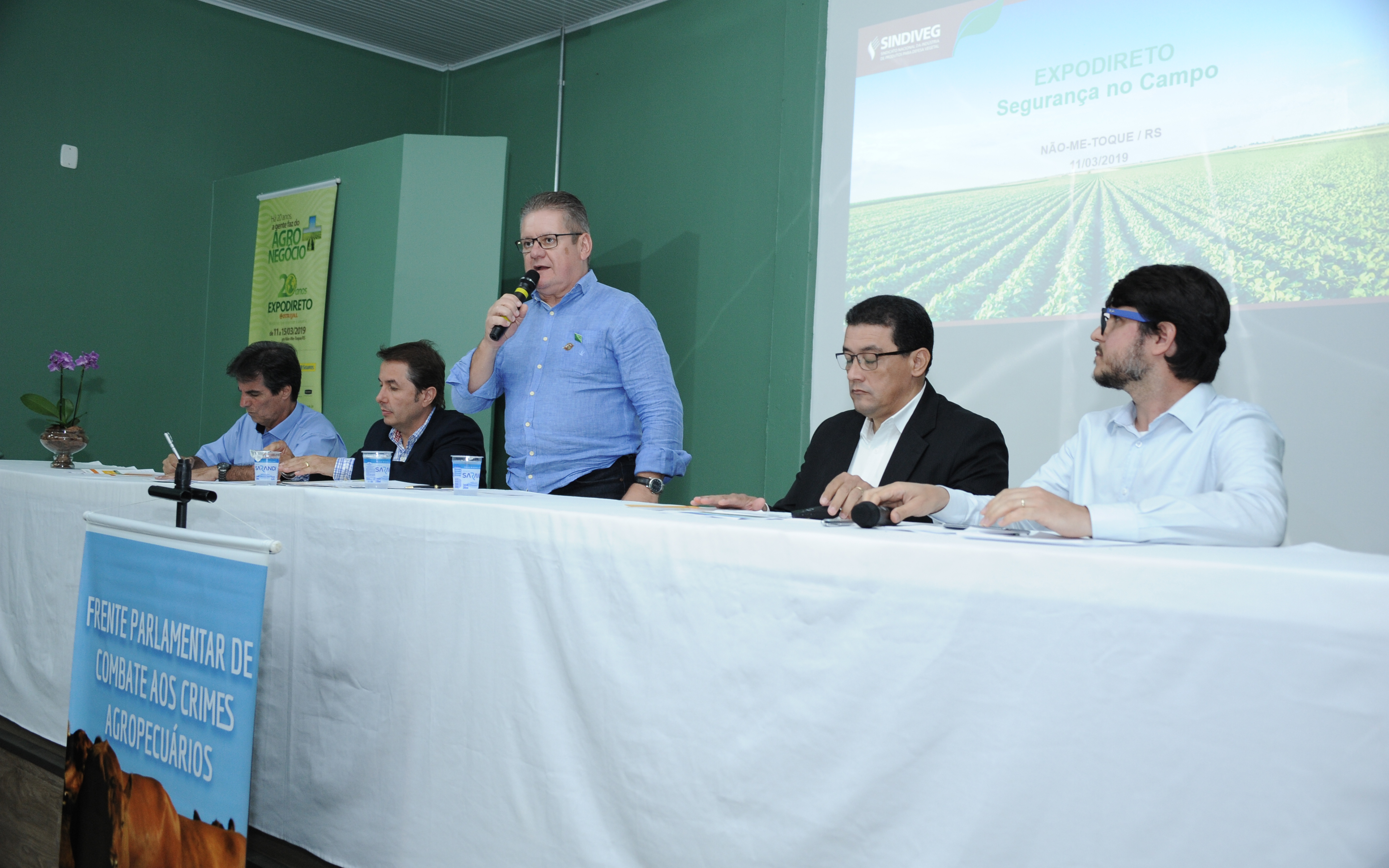Security in the countryside is a discussion topic in Expodireto