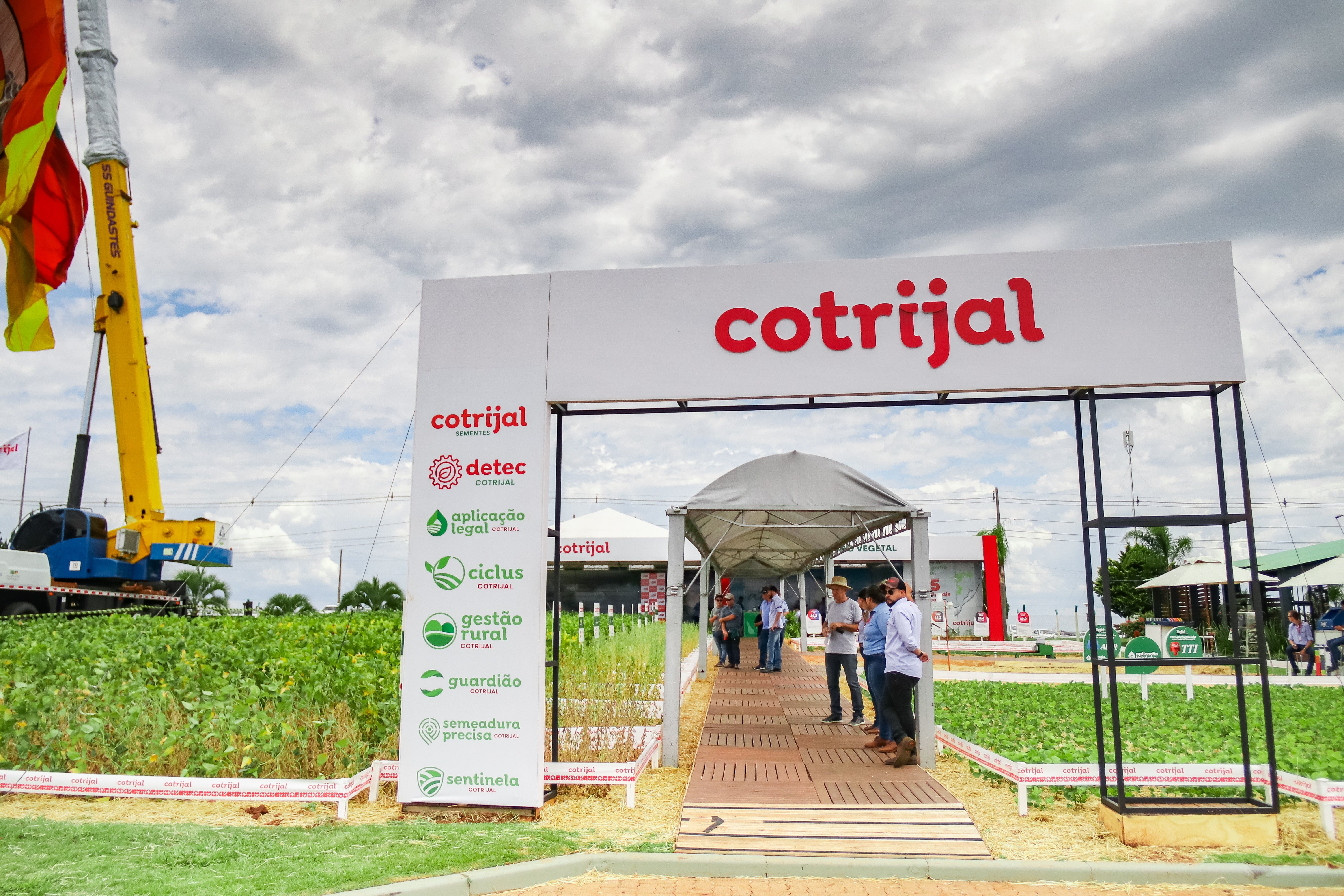 Cotrijal mostra evolu��o da agricultura