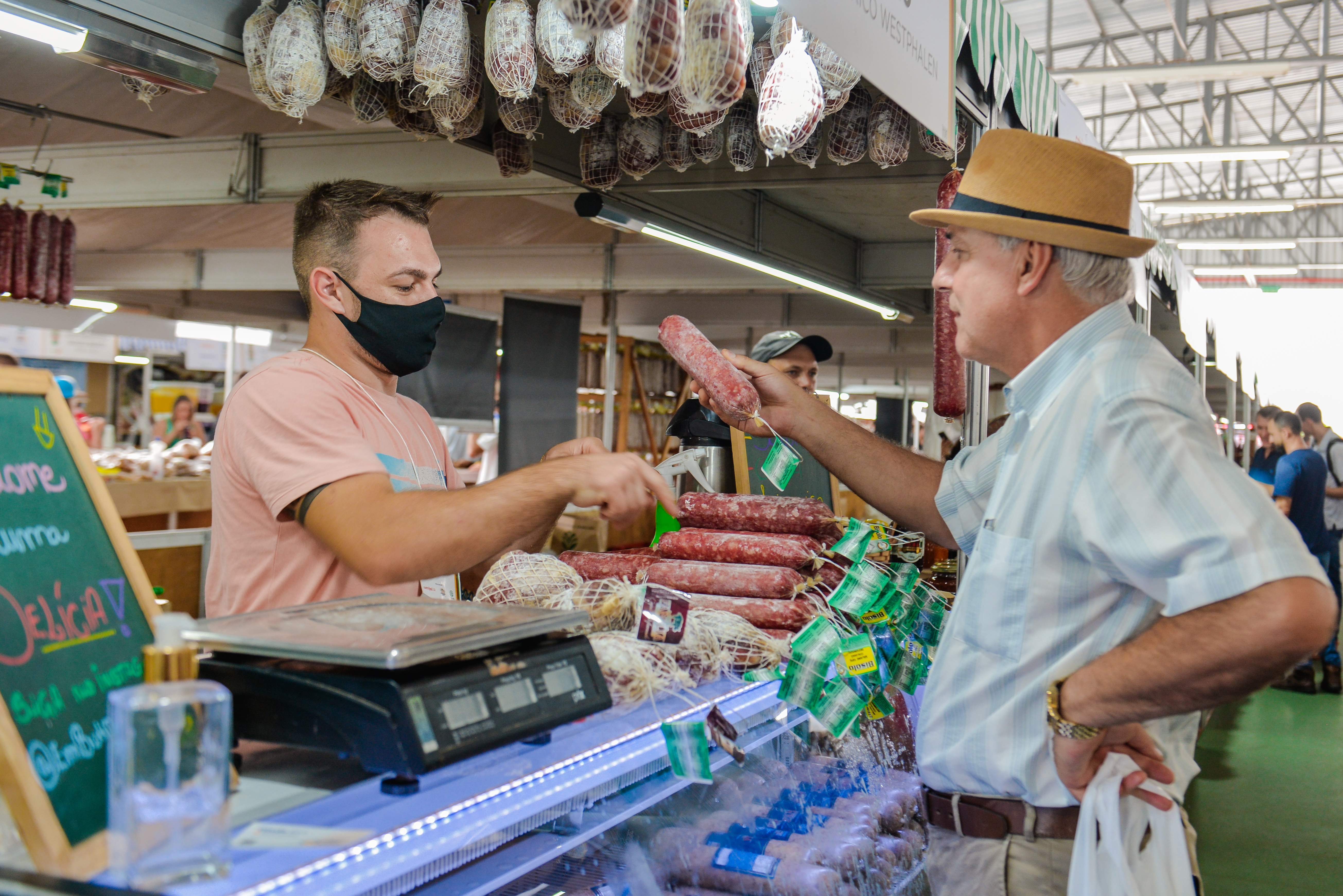 Pavilh�o da Agricultura Familiar: riqueza de cores e sabores