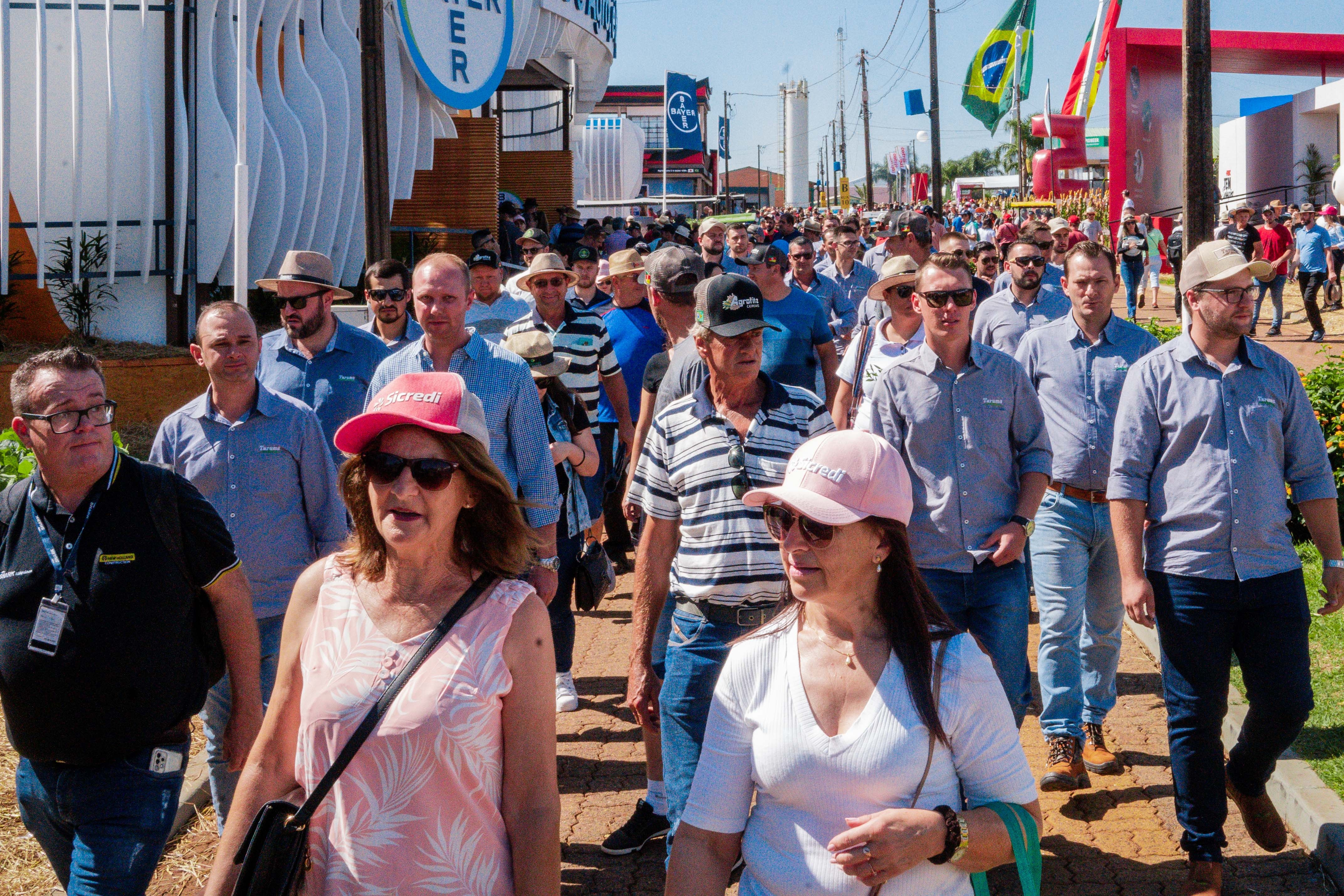 Quarta-feira de parque cheio e otimismo nos neg�cios