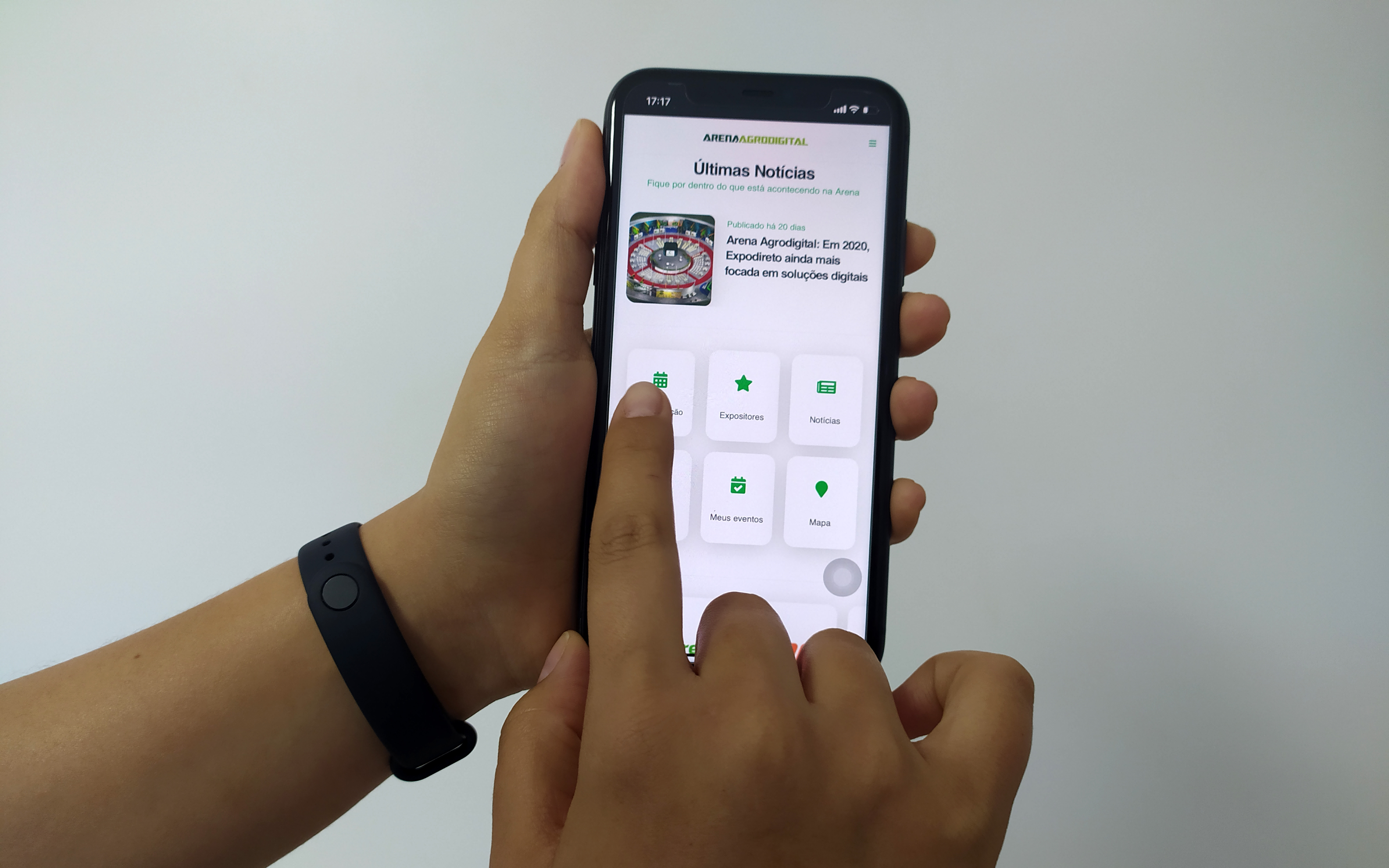 Aplicativo auxilia visitantes da Arena Agrodigital